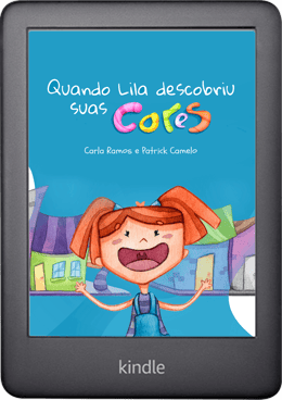 Versão Kindle do livro Quando Lila descobriu suas cores